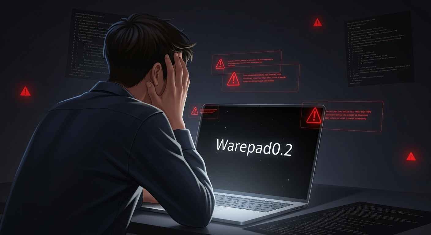 why i can't run warepad0.2 code