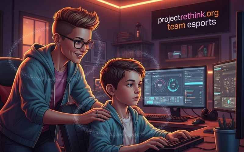 What is the goal of projectrethink.org team esports