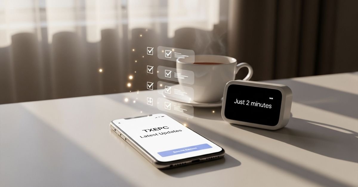 stay updated always txepc